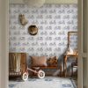 Papel pintado Bicicletas azul colección Librería Gastón y Daniela singular infantil papel tejido no tejido decoración casa dormitorio infantil baño cocina