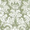 Papel pintado vinílico Grajal verde colección Volume V Lorenzo Castillo Gastón y Daniela botánico floral decoración casa dormitorio salón cocina baño