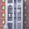 Papel pintado Porcelanas rosa colección Librería Gastón y Daniela singular papel tejido no tejido decoración casa dormitorio baño cocina