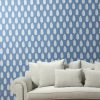 Papel pintado vinílico Salobreña azul colección Volume V Lorenzo Castillo Gastón y Daniela floral decoración casa salón dormitorio baño cocina