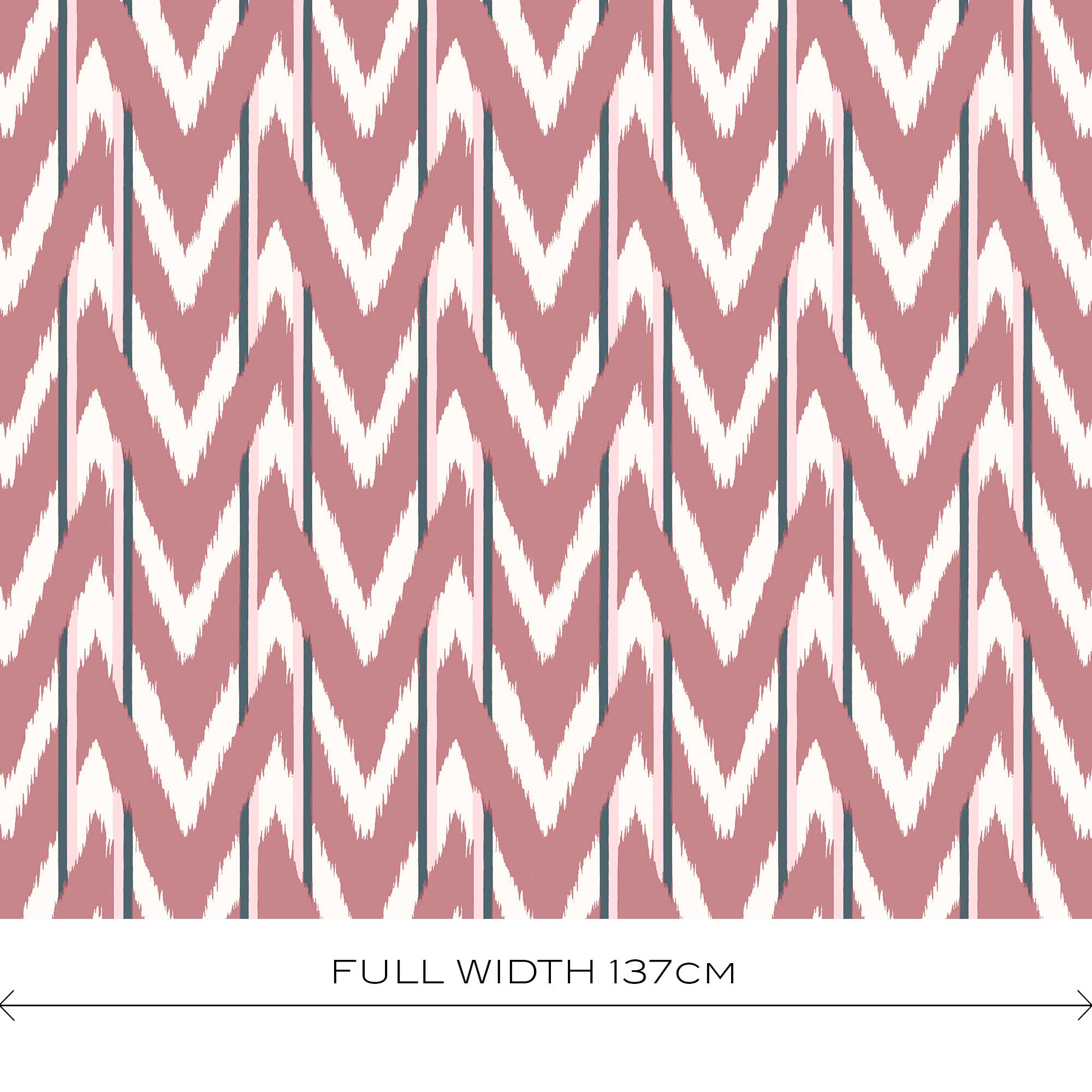 Tela Cala Dor Rosa Maiorica Gastón y Daniela Ikat Geométrico sofas sillas cortinas ancho