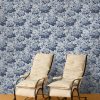 Papel pintado vinílico Vegacervera azul colección Volume V Lorenzo Castillo Gastón y Daniela botánico naturaleza floral decoración casa salón dormitorio baño cocina