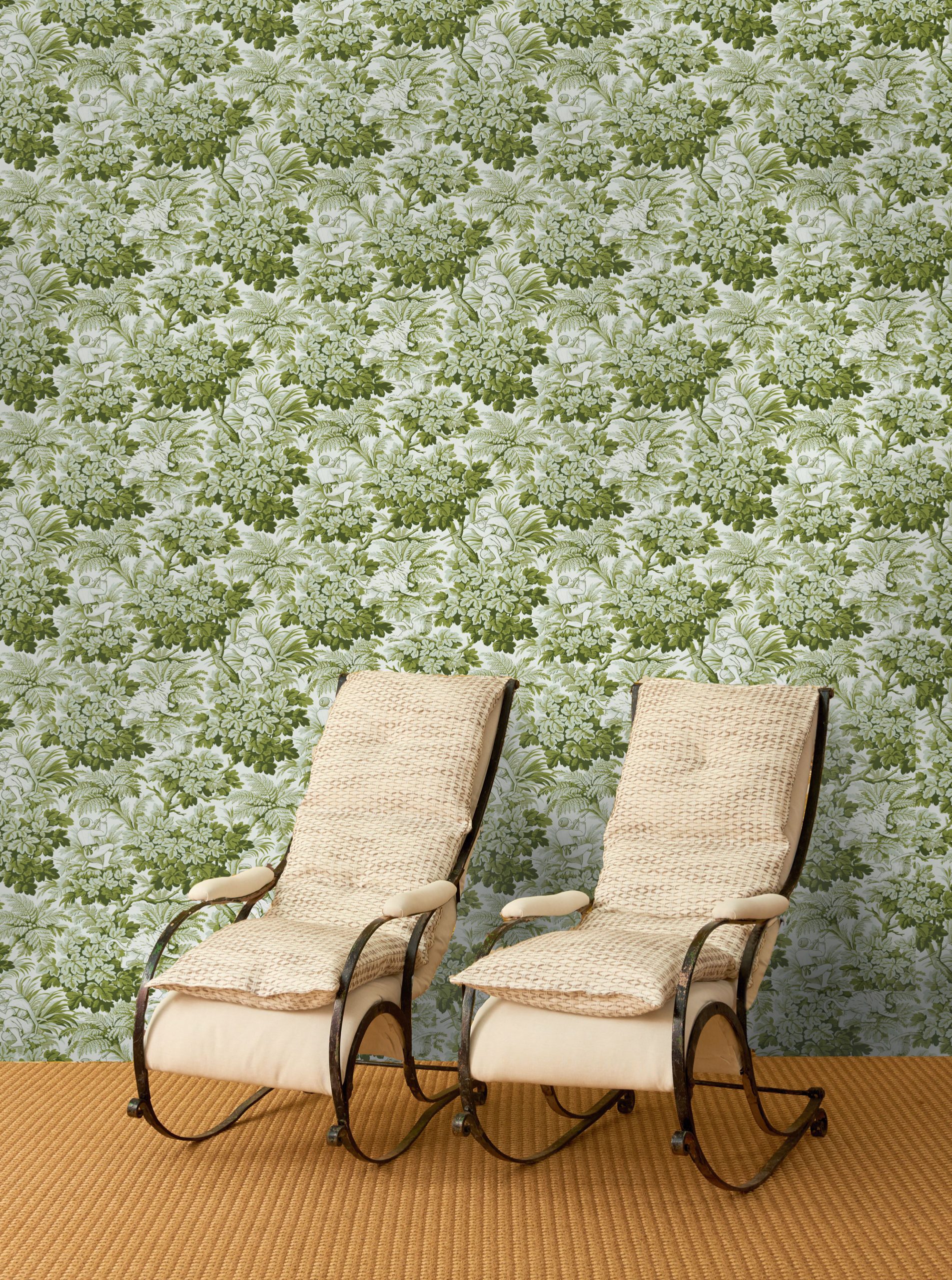 Papel pintado vinílico Vegacervera verde colección Volume V Lorenzo Castillo Gastón y Daniela botánico naturaleza floral decoración casa salón dormitorio baño cocina