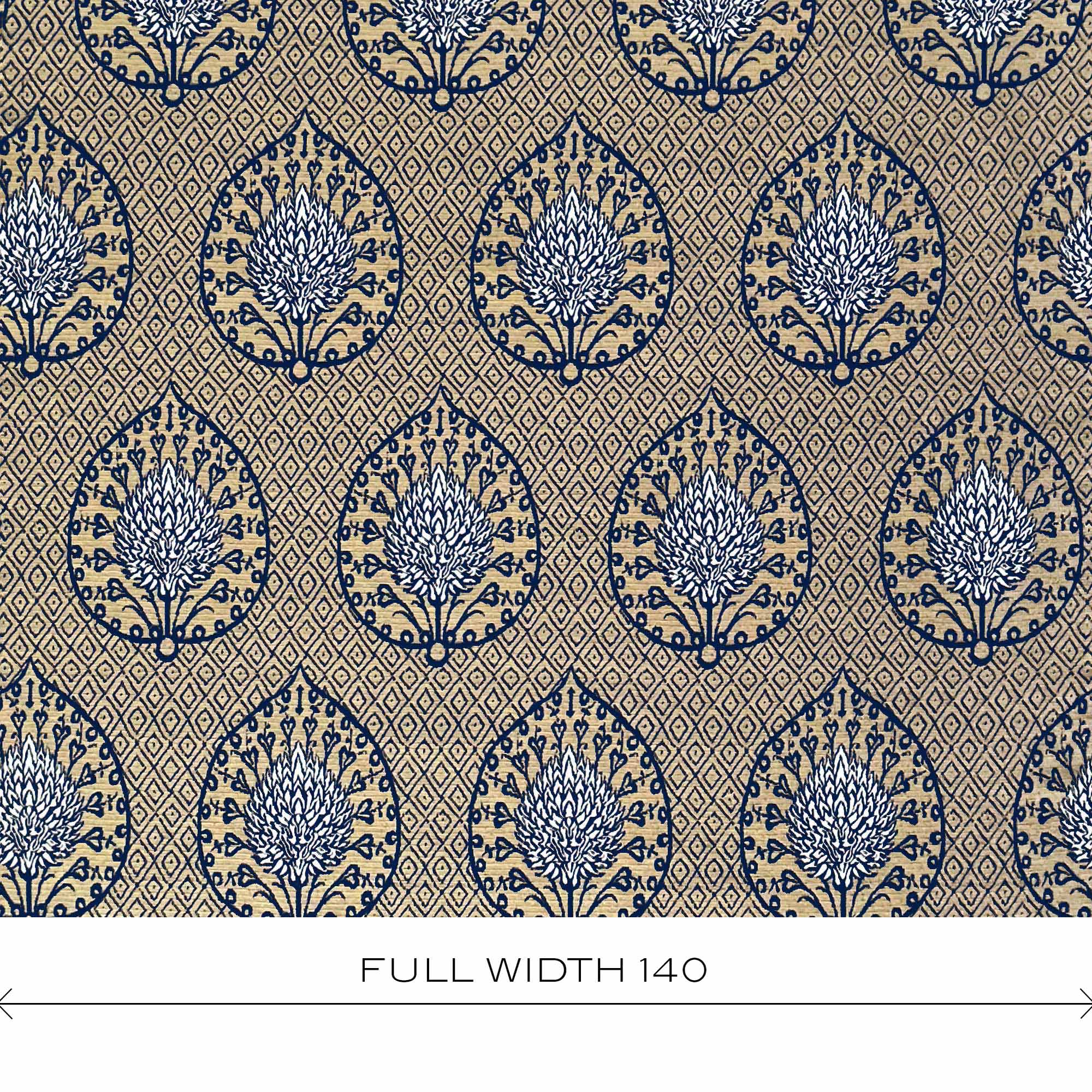 GDT-5692-001 Tela Palmeta oro amarillo marco polo gastón y daniela étnico botánico tapicería decoración cortinas casa outdoor ancho