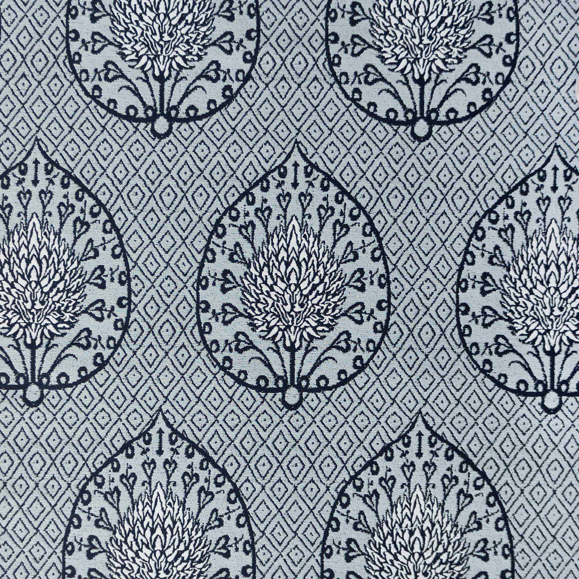 GDT-5692-003 Tela Palmeta azul marco polo gastón y daniela étnico botánico tapicería decoración cortinas casa outdoor