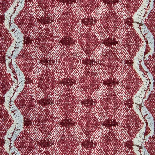 GDT-5722-003 Tela Sevan rojo marco polo gastón y daniela étnico rayas tapicería decoración cortinas casa