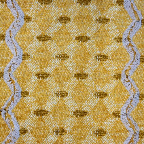 GDT-5722-004 Tela Sevan ocre amarillo marco polo gastón y daniela étnico rayas tapicería decoración cortinas casa