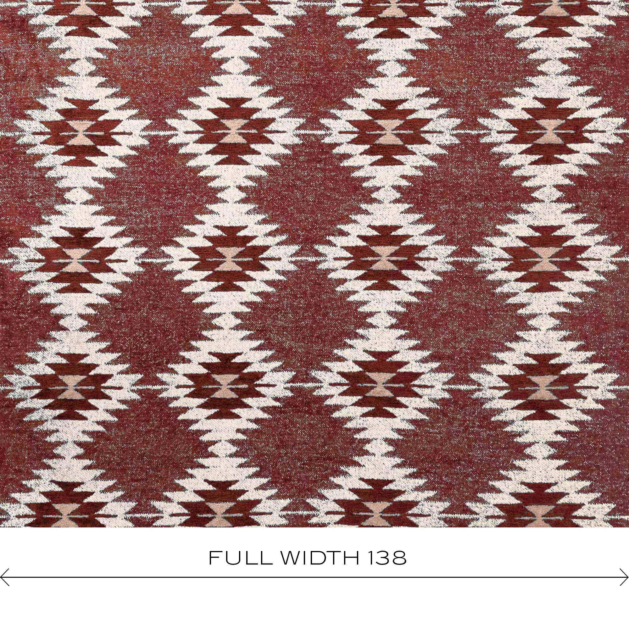 GDT-5723-003 Tela Morul rojo marco polo gastón y daniela étnico rayas tapicería decoración cortinas casa ancho