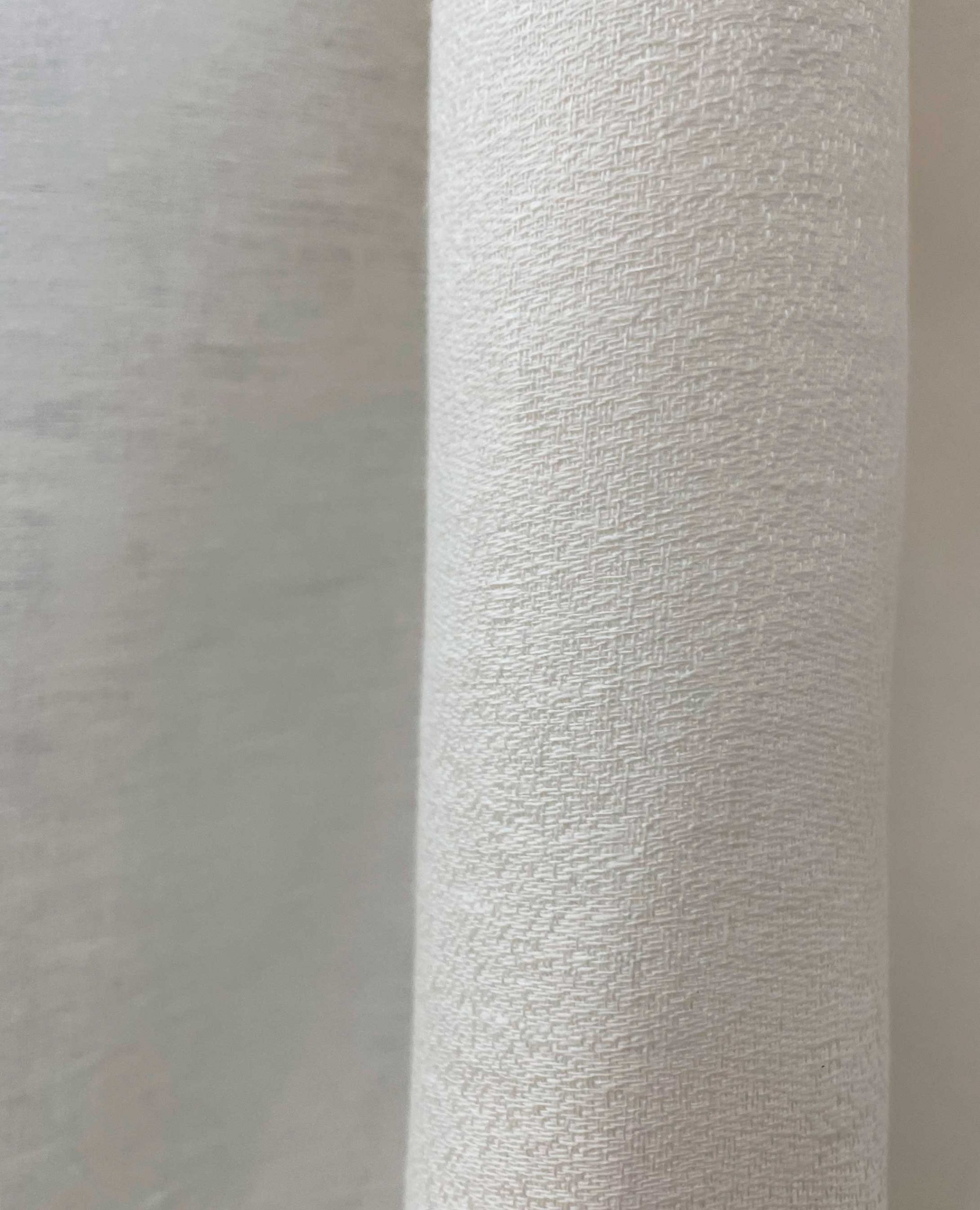 GDT-5731-001 tela parbat blanco cortina de 100% lino liso texturas marco polo decoración gastón y daniela detalle