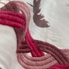 Tela Reina Roja Burdeos Rosa Gastón y Daniela bordado rayas decoración tapicería casa detalle