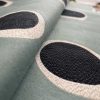 Tela Solis Agua Gastón y Daniela Jacquard geométrico tapicería decoración salón detalle