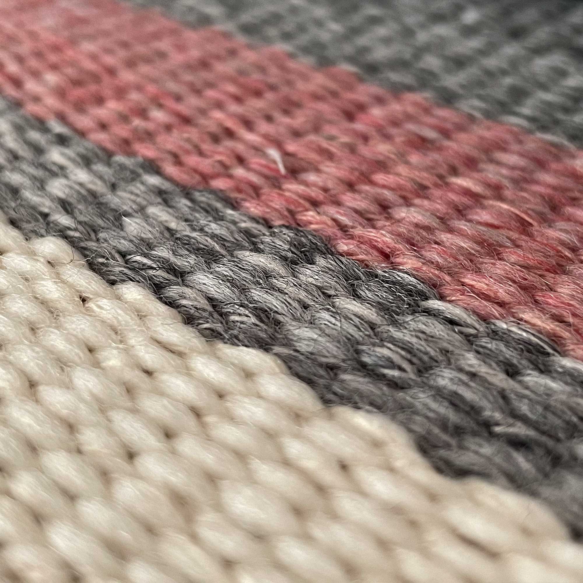 Tela Pinilla gris rosa Gastón y Daniela colección Lorenzo Castillo jacquard lana rayas tapicería decoración casa