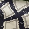 Tela Trellis azul gris Gastón y Daniela estampado geométrico 100% algodón tapicería decoración casa