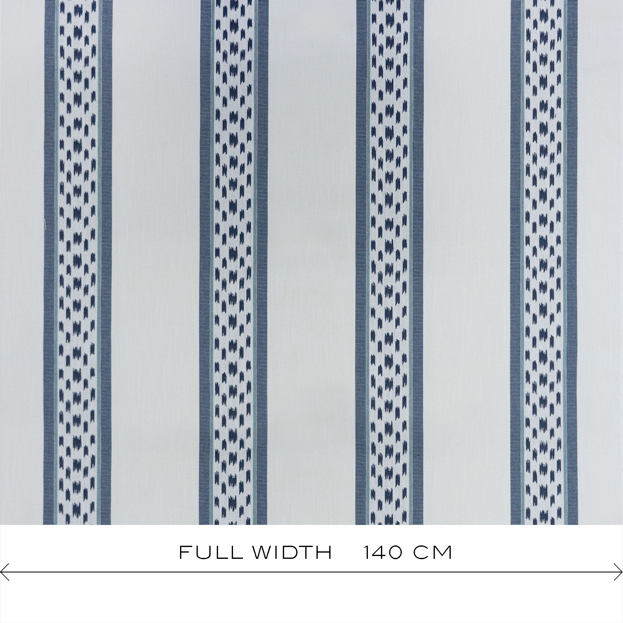 GDT-5778-003 Tela Mileto azul de Gaston y Daniela. Diseño etnico y geometrico para tapiceria y cortinas. Decoracion de interiores ancho
