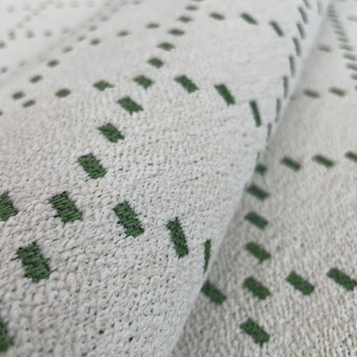 GDT-5784-003 Tela Etria verde de Gaston y Daniela. Diseño geometrico para tapiceria. Decoracion de interiores. Detalle