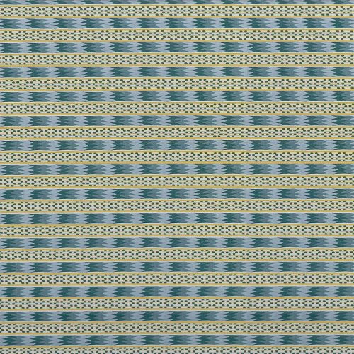 GDT-5788-002 Tela Efeso verde de gaston y daniela con diseño étnico para tapiceria. Decoracion de interiores