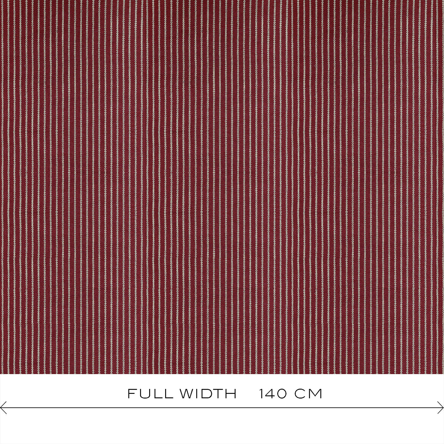 GDT-5791-018 Tela Egeo rojo de Gaston y Daniela. Diseño de rayas para tapiceria y cortinas. Decoracion de interiores ancho