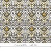 GDT-5793-002 Tela Doga topo y ocre de gastón y daniela con diseño ikat. Estampado de algodón para tapicería. Decoración de interiores ancho