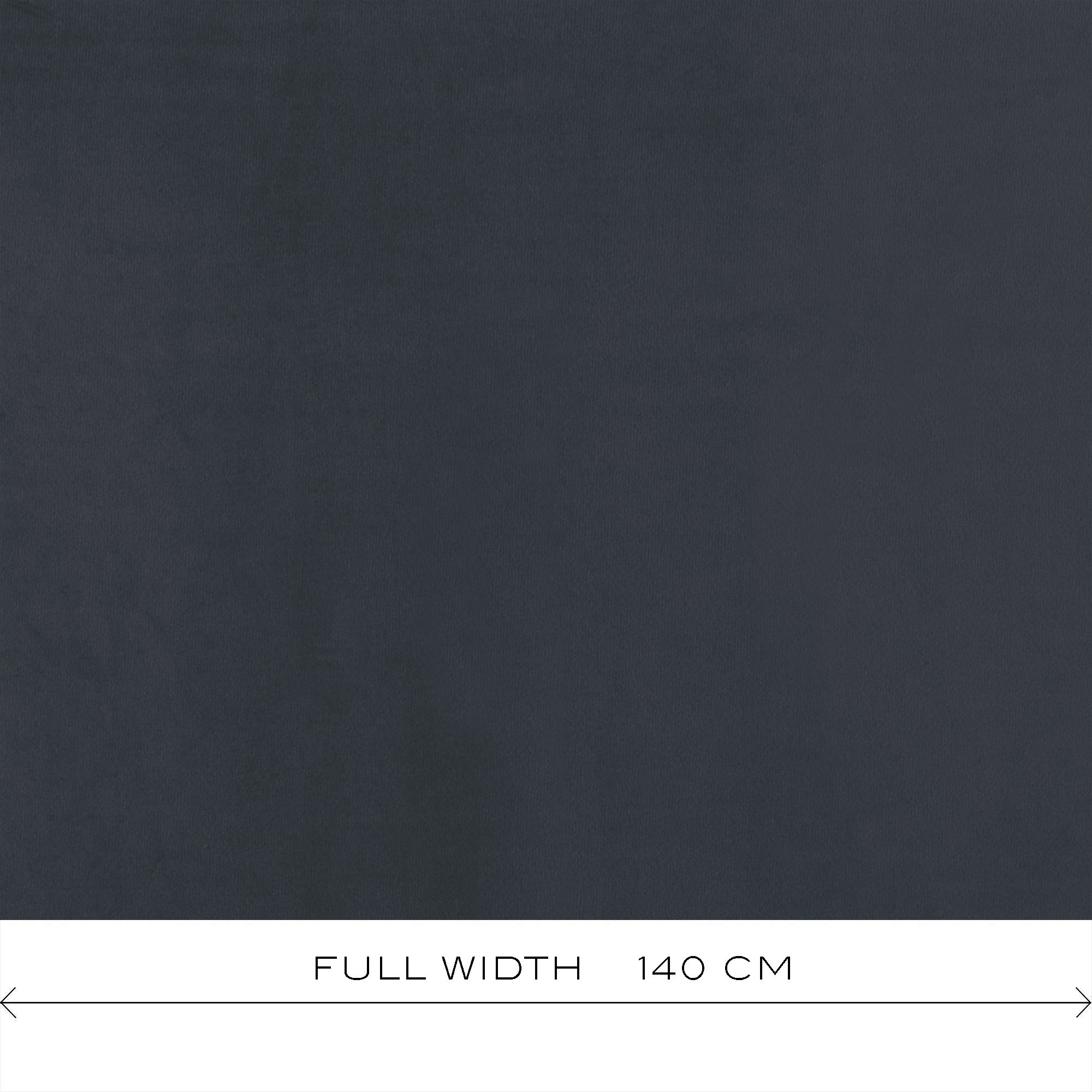 GDT-5795-038 Tela Ulises antracita gris de Gaston y Daniela. Terciopelo liso para tapiceria y cortinas. Decoracion de interiores ancho