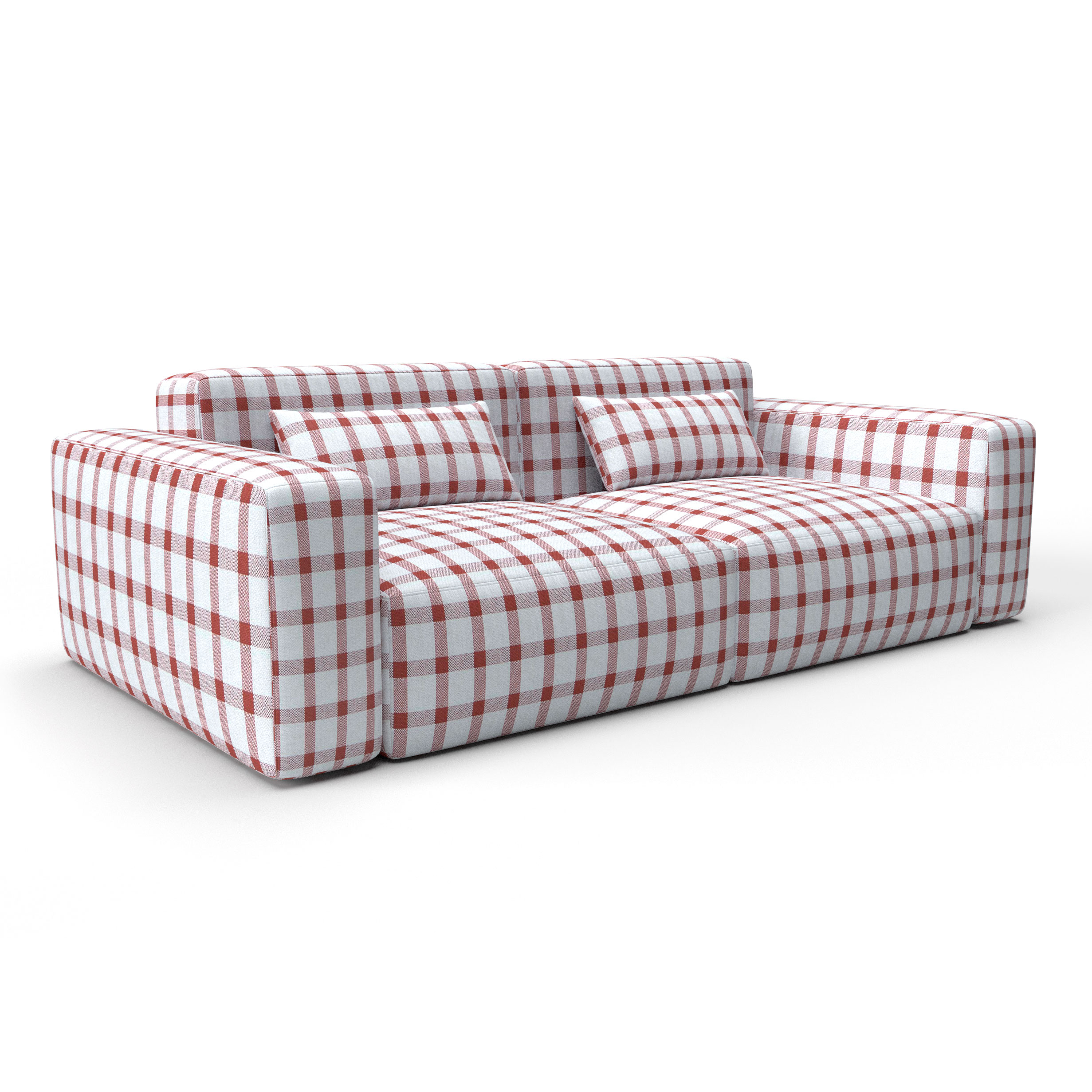 Sofa adriano teja gaston y daniela telas cuadros tapizado decoracion casa