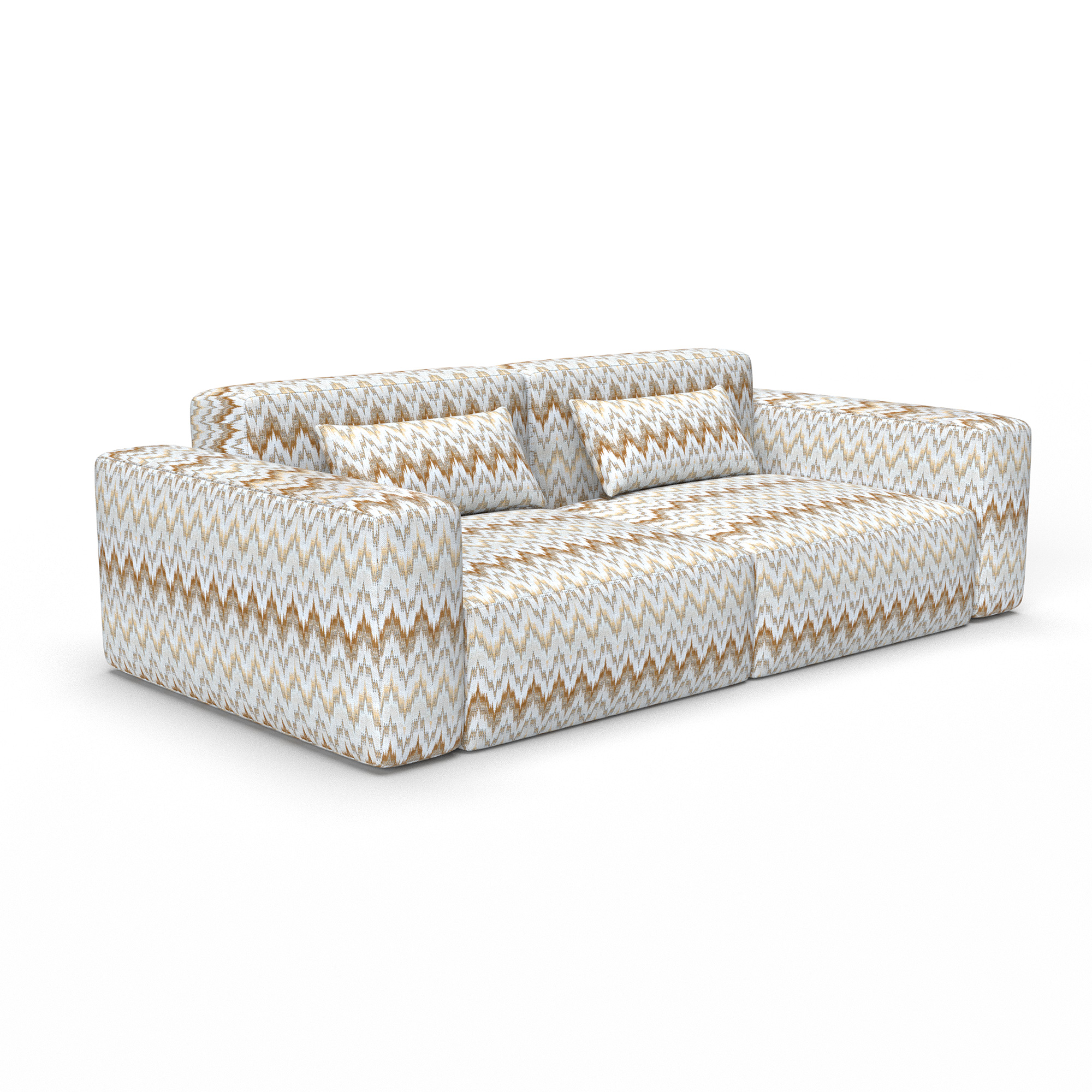 Sofa alaior ocre gaston y daniela telas cuadros tapizado decoracion casa