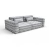 Sofa alaior verde azul gaston y daniela telas cuadros tapizado decoracion casa