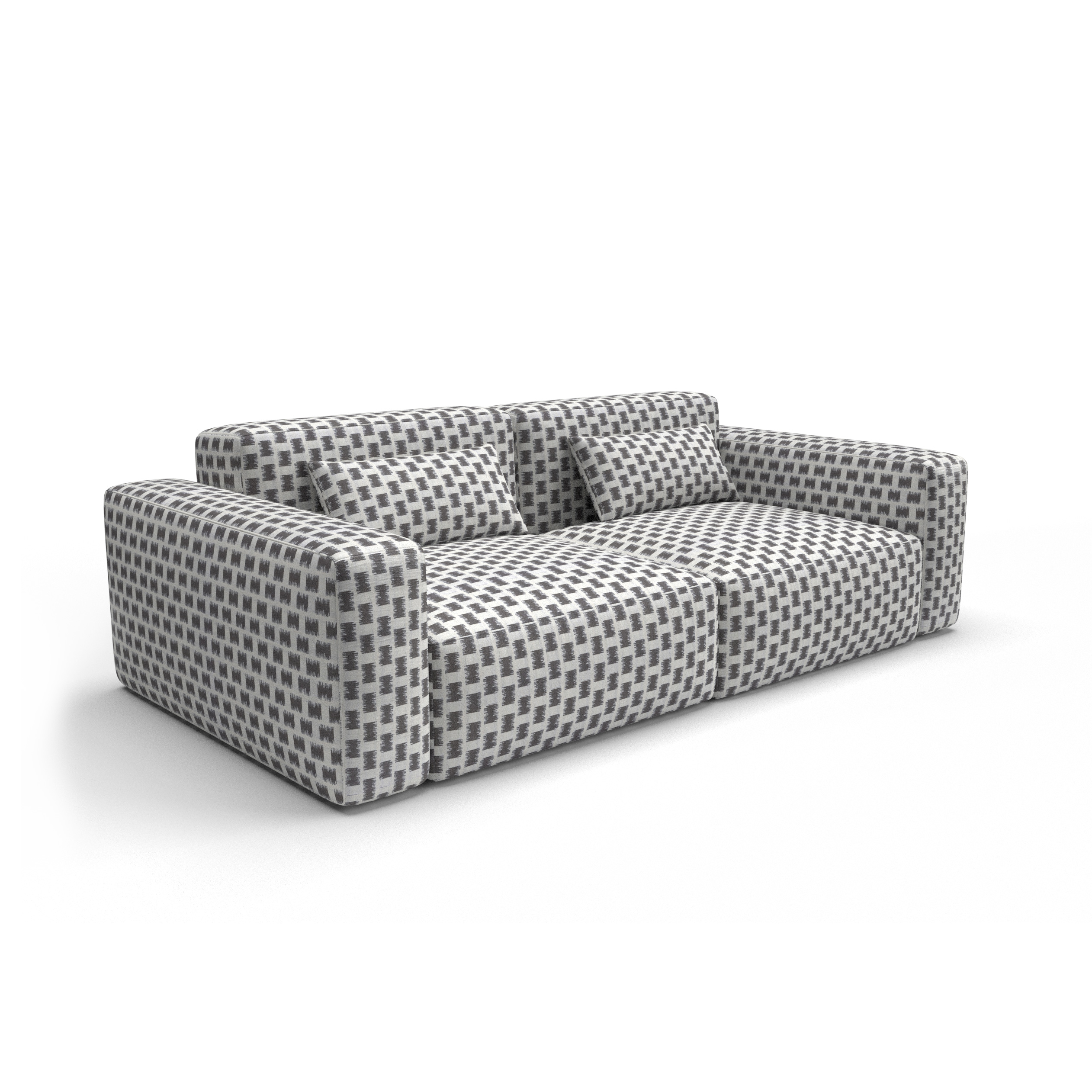 Sofa tapizado gaston y daniela tela antalya topo decoracion diseño geometrico outdoor casa