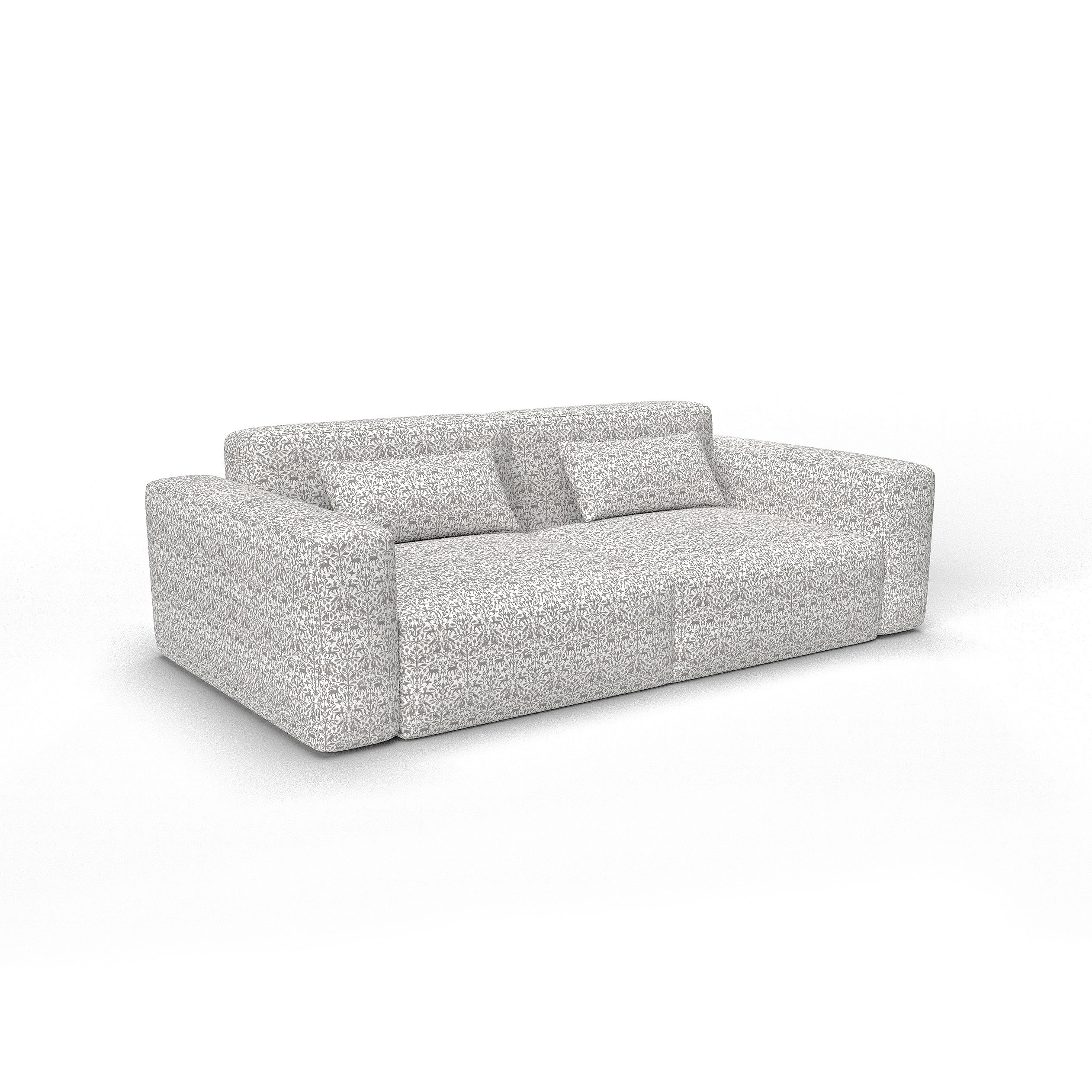 Sofa augusta beige gaston y daniela telas figuras tapizado decoracion casa