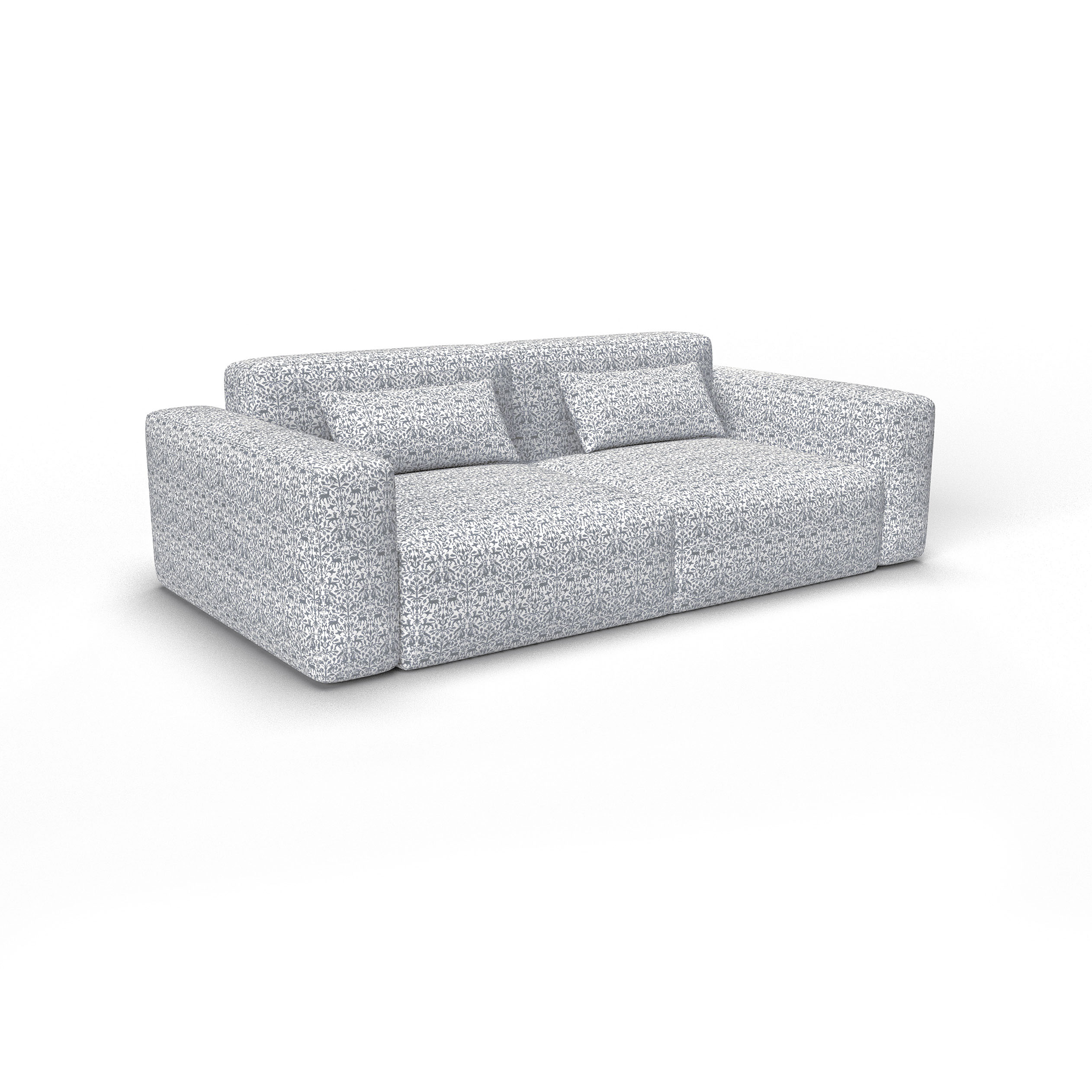 Sofa augusta gris gaston y daniela telas figuras tapizado decoracion casa