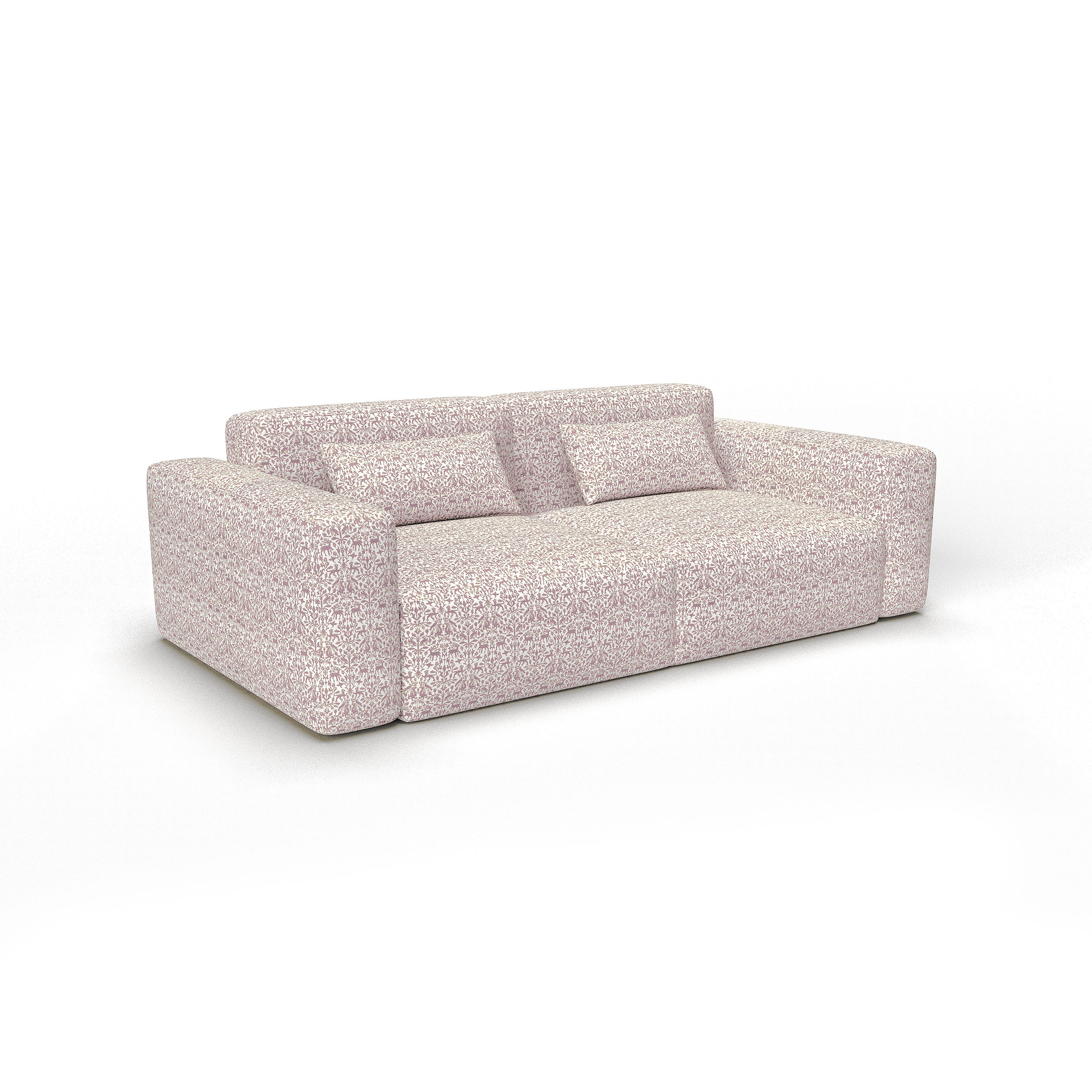 Sofa augusta rosa viejo gaston y daniela telas figuras tapizado decoracion casa