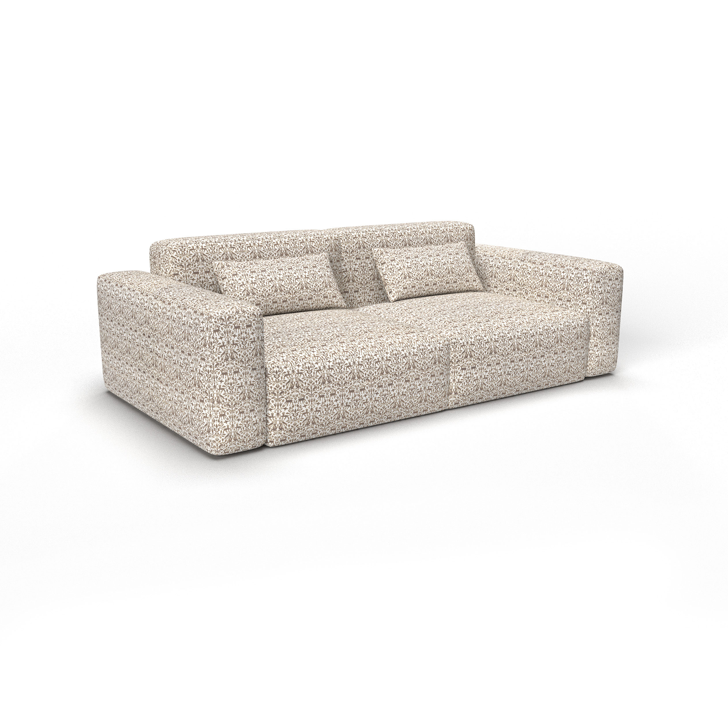 Sofa augusta tabaco gaston y daniela telas figuras tapizado decoracion casa