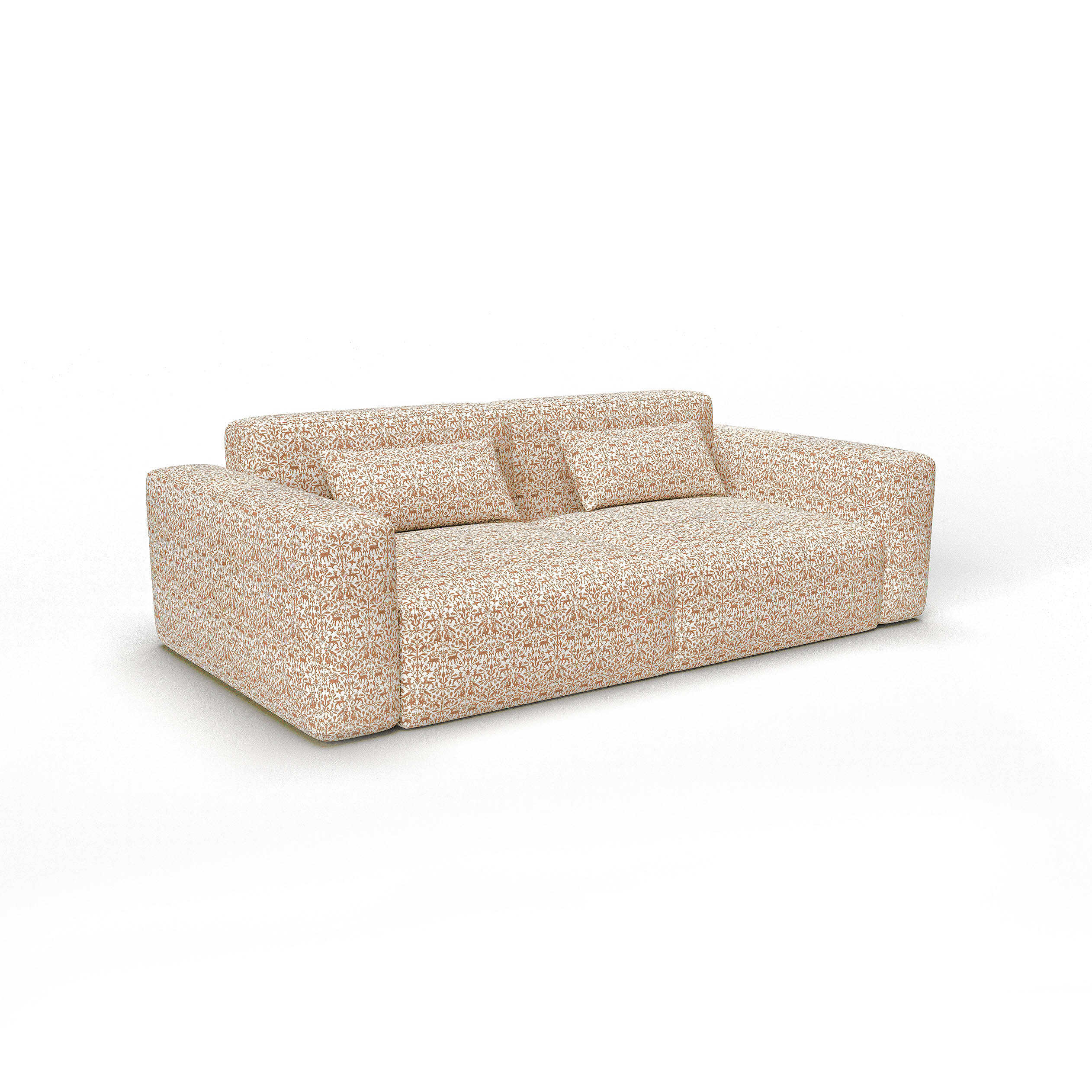 Sofa augusta teja gaston y daniela telas figuras tapizado decoracion casa