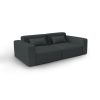 Sofa tapizado gaston y daniela tela conde de aranda gris decoracion diseño geometrico terciopelo lorenzo castillo casa