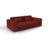 Sofa tapizado gaston y daniela tela conde de aranda teja decoracion diseño geometrico terciopelo lorenzo castillo casa