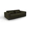 Sofa tapizado gaston y daniela tela conde de aranda verde musgo decoracion diseño geometrico terciopelo lorenzo castillo casa