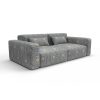 Sofa tapizado gaston y daniela tela dedalo azul decoracion diseño floral casa
