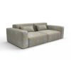 Sofa tapizado gaston y daniela tela dedalo oro amarillo decoracion diseño floral casa