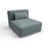 Sofa tapizado gaston y daniela tela egeo azul bruma decoracion diseño rayas casa