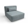 Sofa tapizado gaston y daniela tela egeo azul cielo decoracion diseño rayas casa