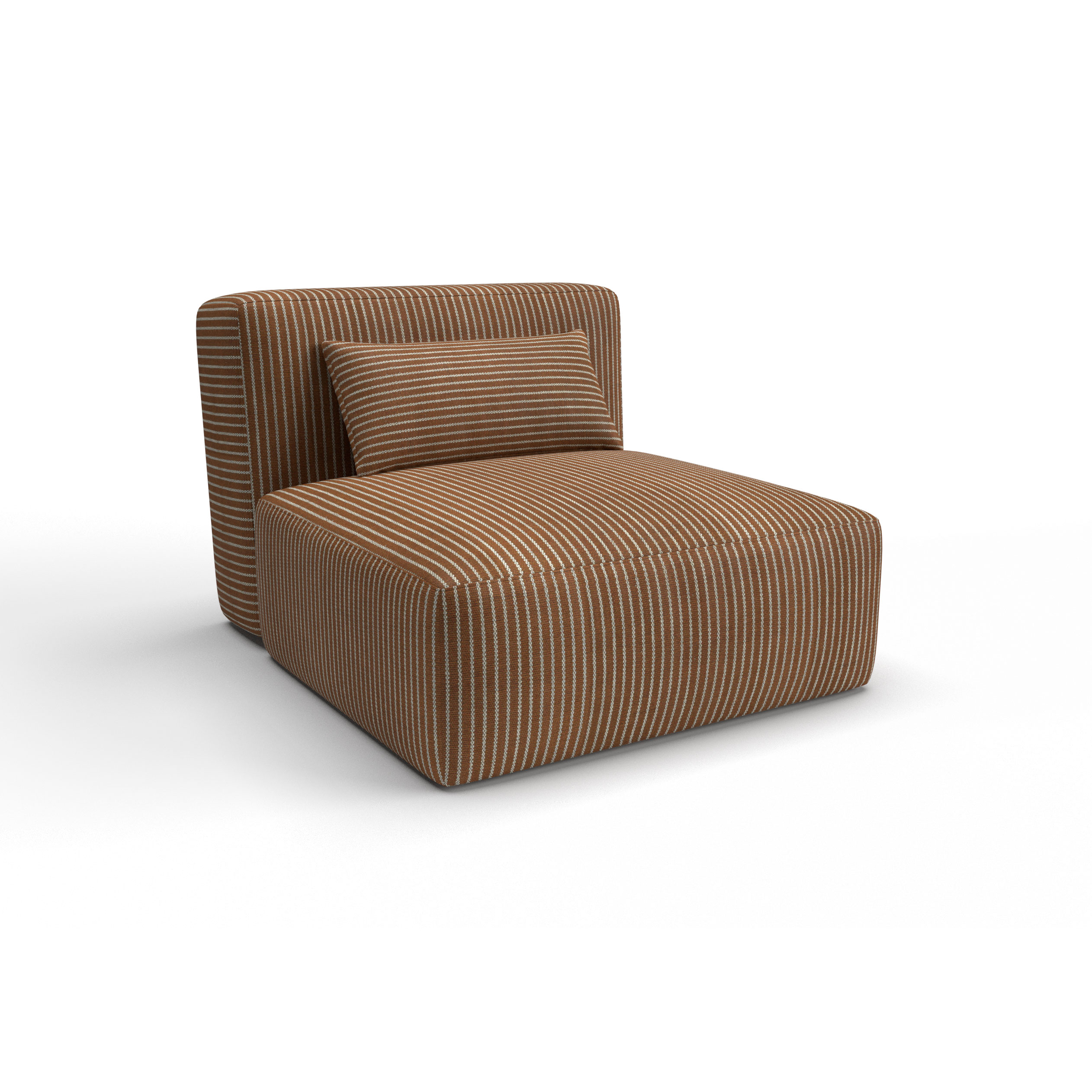 Sofa tapizado gaston y daniela tela egeo calabaza decoracion diseño rayas casa