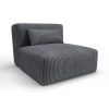 Sofa tapizado gaston y daniela tela egeo gris decoracion diseño rayas casa