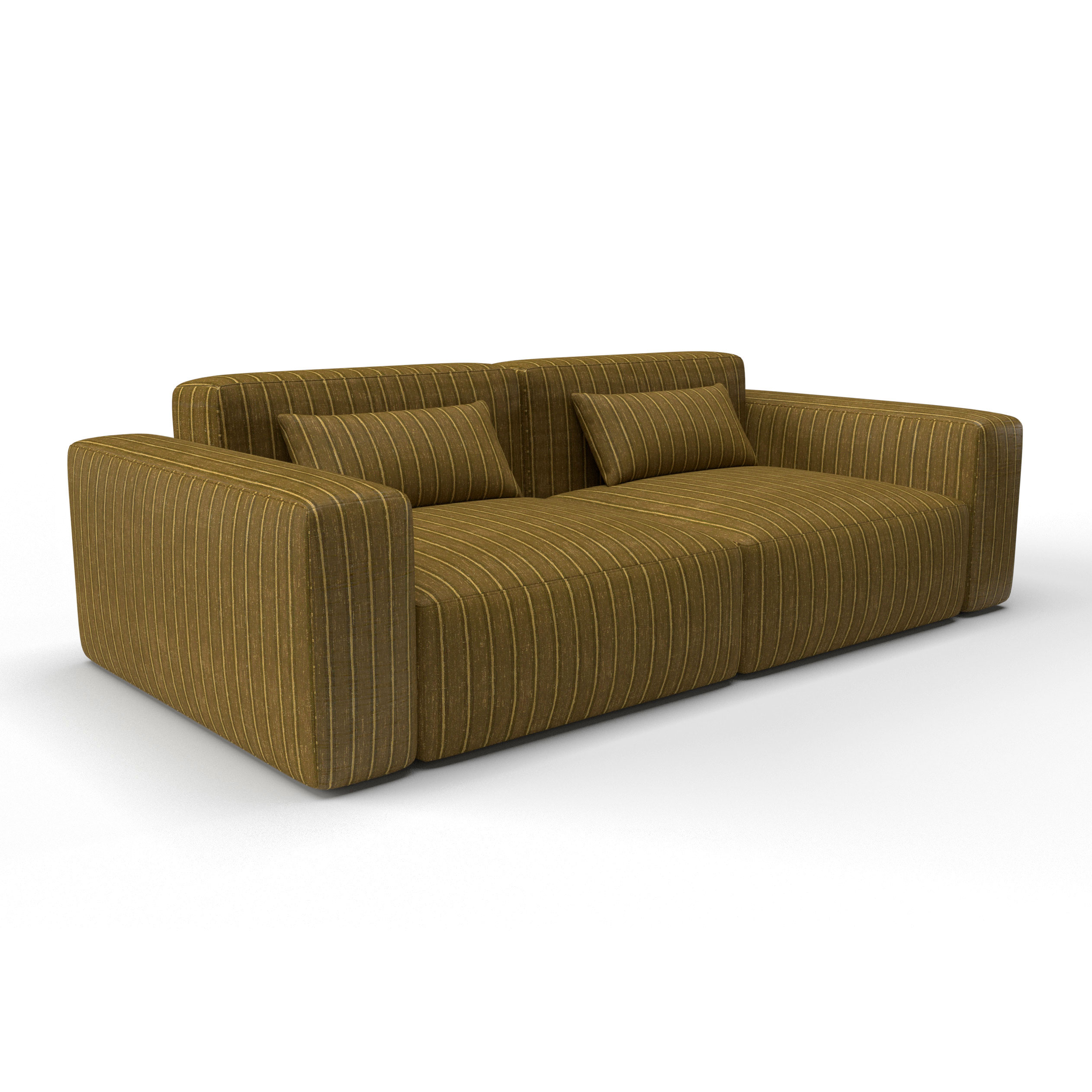Sofa tapizado gaston y daniela tela eolida aceite decoracion diseño rayas terciopelo casa