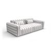 Sofa tapizado gaston y daniela tela esmirna burdeos decoracion diseño rayas etnico casa