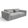 Sofa tapizado gaston y daniela tela espinela antracita decoracion diseño floral lorenzo castillo casa
