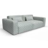 Sofa tapizado gaston y daniela tela espinela verde decoracion diseño floral lorenzo castillo casa