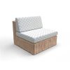 Sofa tapizado gaston y daniela tela etria azul blanco decoracion diseño geometrico outdoor casa