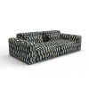 Sofa tapizado gaston y daniela tela hali navy decoracion diseño etnico casa