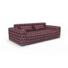 Sofa hesperia azul rojo gaston y daniela telas oriental tapizado decoracion casa