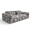 Sofa tapizado gaston y daniela tela hora espejo marron decoracion diseño botanico lorenzo castillo casa