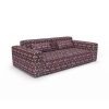 Sofa ishbiliya burdeos gaston y daniela telas floral geometrico tapizado decoracion casa
